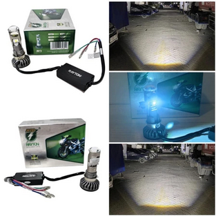 Lampu Mini Projector Led Motor H4 H6 H7 M8 M9 RTD Sinar Terang