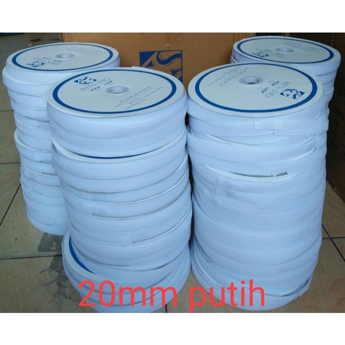 Velcro Strap Benho 20 mm / Magic Tape Perekat Pengikat Kain 20 mm /2 cm (1 SET)