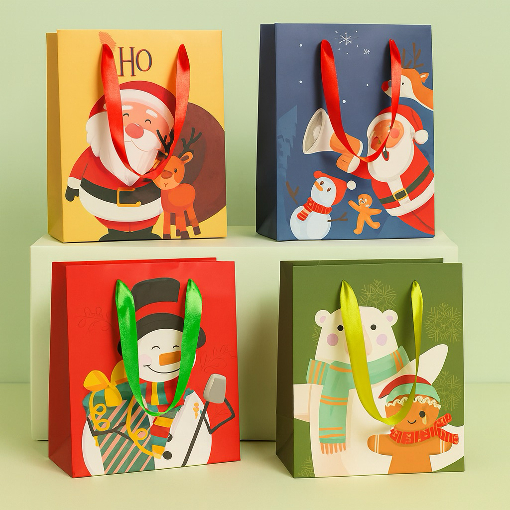 

Scoop Kantong Kertas / Paper Bag Natal Santa 32x26x12cm 70180600