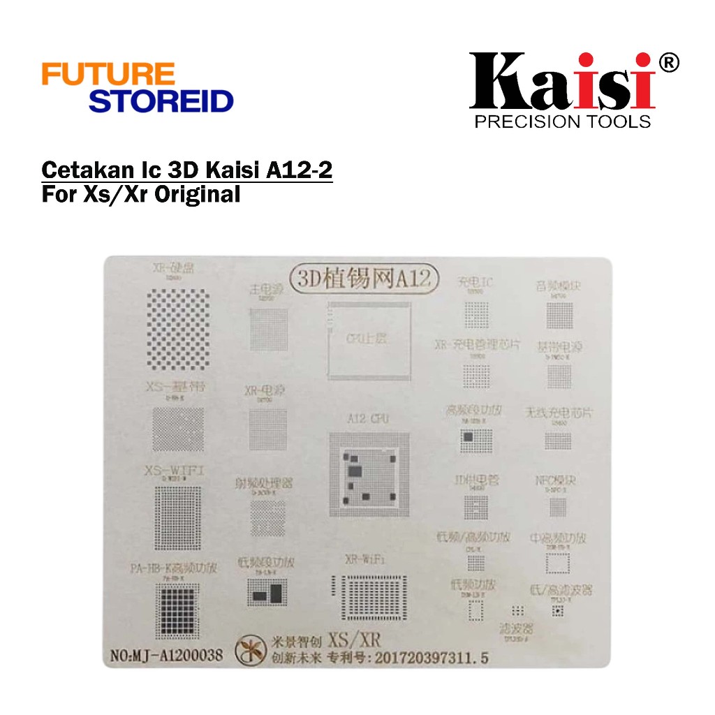 Cetakan Ic 3D Kaisi A12-2 For Xs/Xr Original - Mold IC 3D Kaisi A12-2 For iPhone XS/XR – Original - 