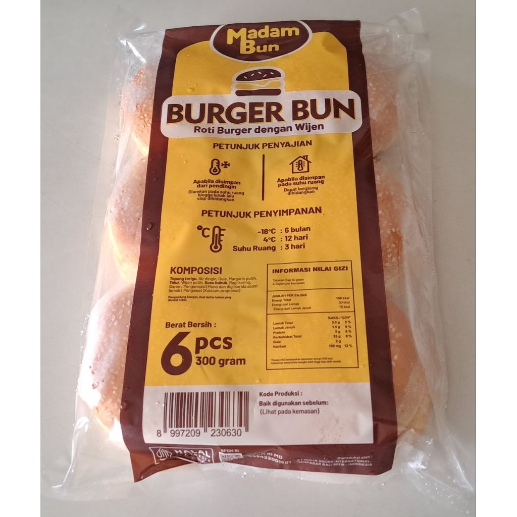 

Roti Burger Madam Bun