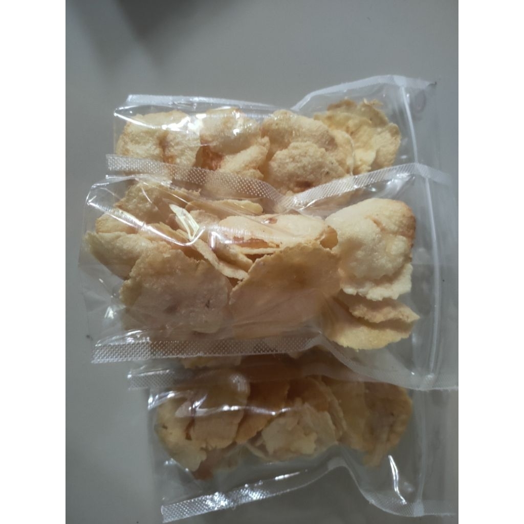

emping GARUT siap santap 50 gram ORIGINAL renyah gurih mantap