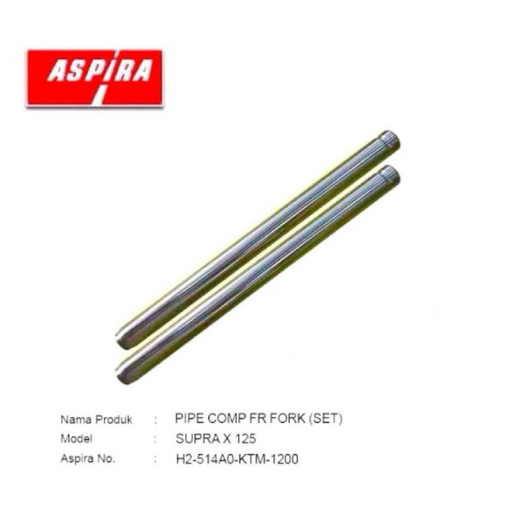 AS SHOCK DEPAN PIPE COMP SUPRA X125 KTM ASPIRA