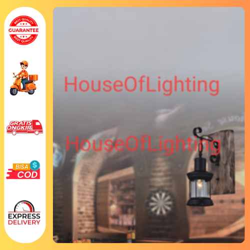 SL5026-1 LAMPU DINDING HIAS KAYU VINTAGE MINIMALIS KLASIK MODERN TERAS RUANG TAMU DEKORASI WALL LAMP