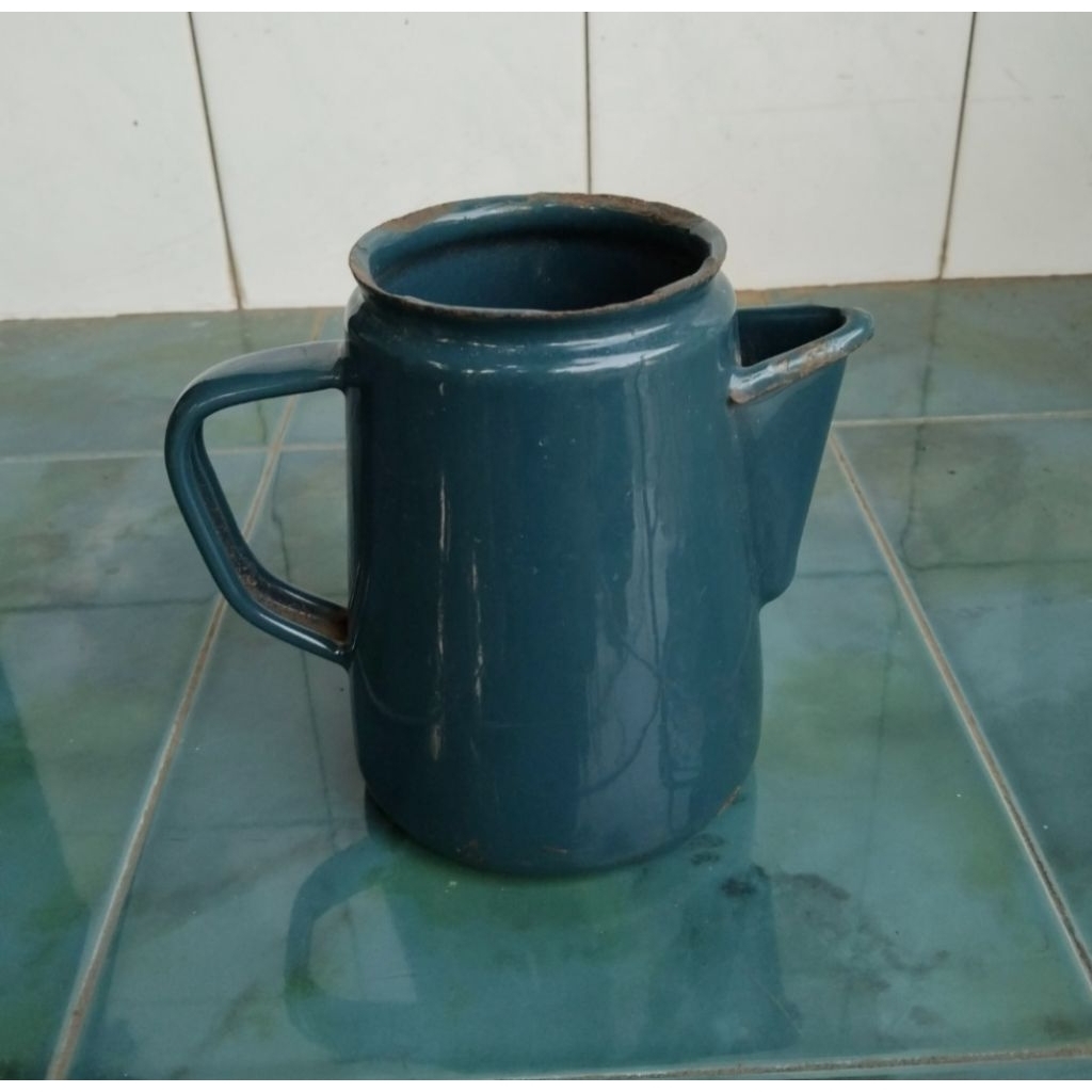 Enamel teko jadul enamel ceret classic enamel ceret kuno