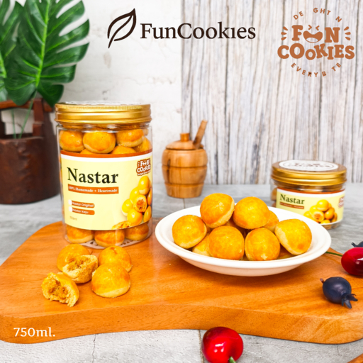

Fun Cookies | Kue Kering Nastar Premium – Nastar Lembut Lumer Isi Nanas – Rasa Manis Gurih Khas Lebaran