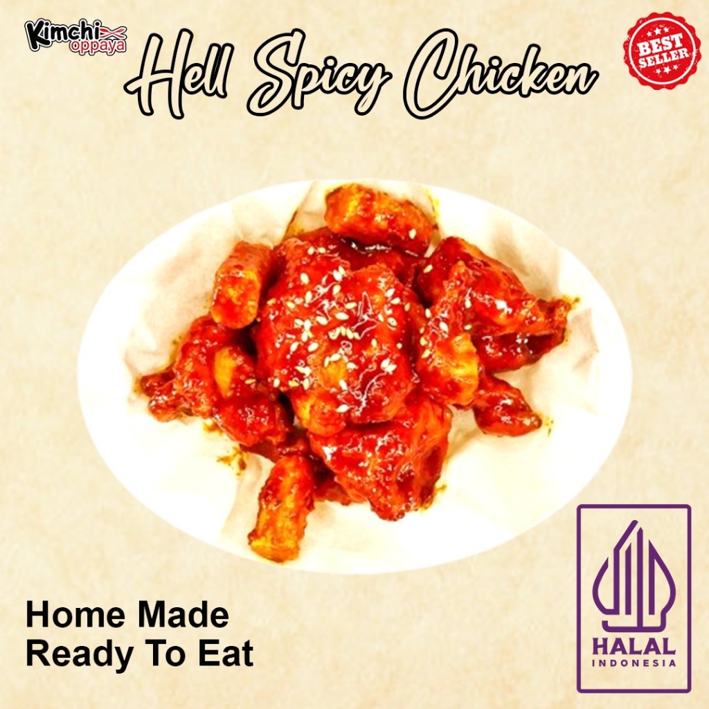 

Chickin Iyagi - Hell Spicy Chicken 5 Potongan