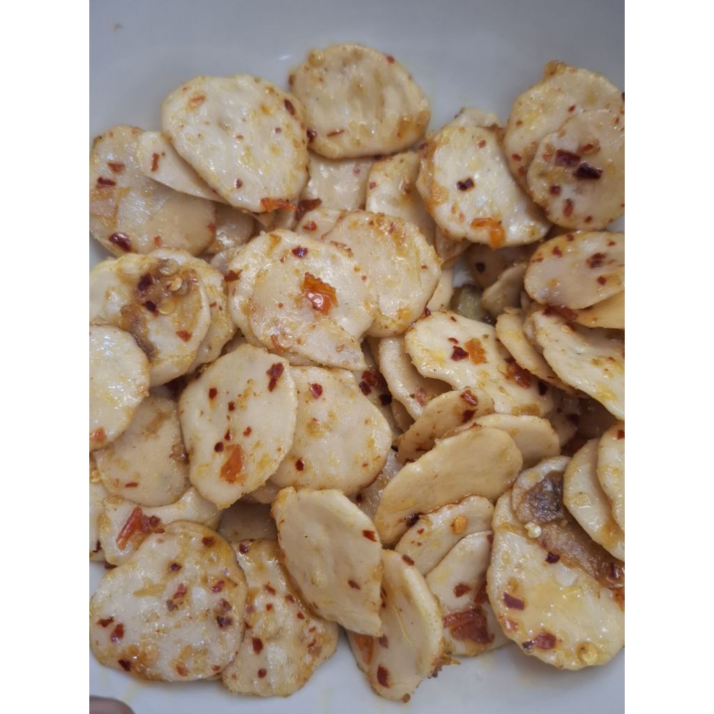 

Kerupuk Seblak kering kencur pedas manis gurih