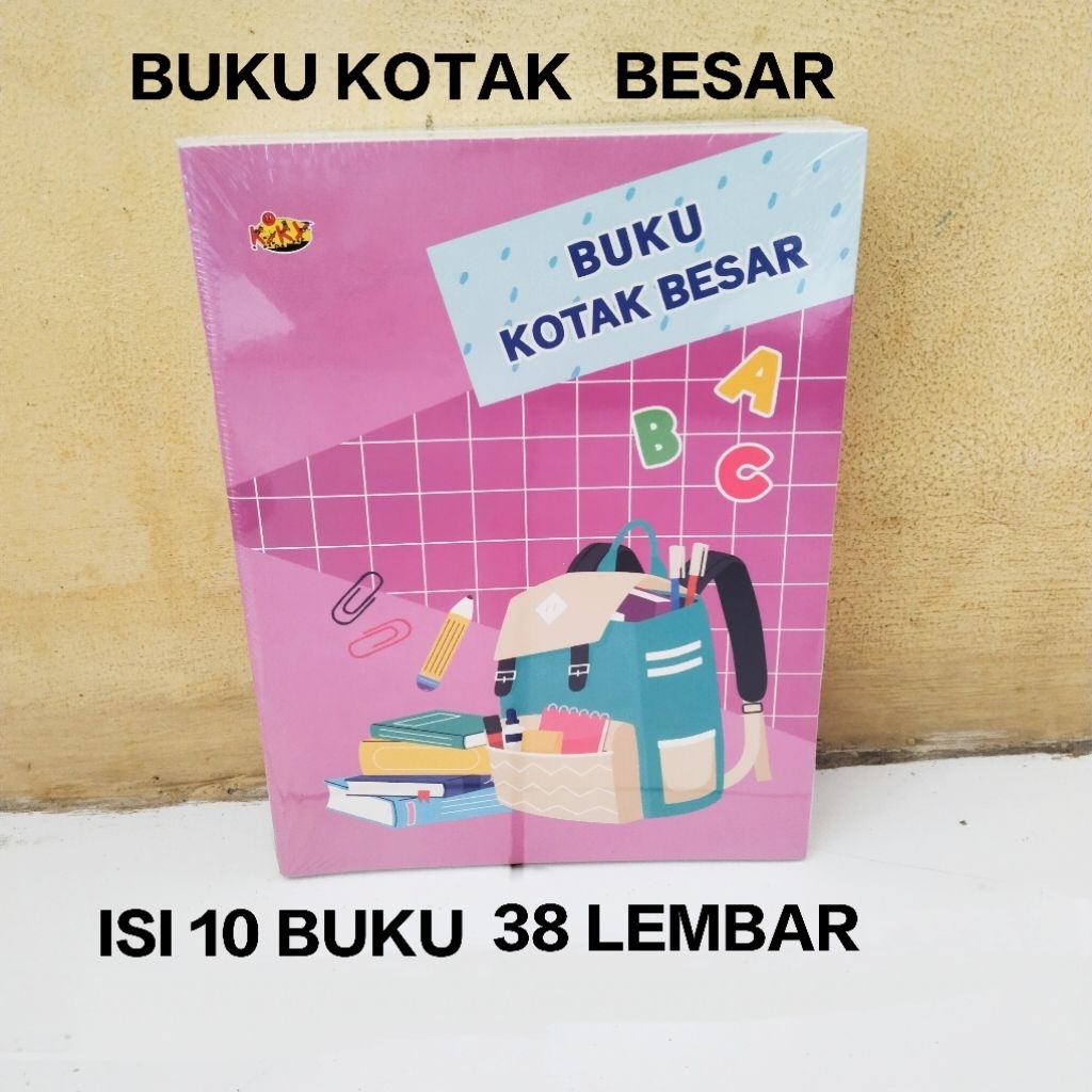 

1 Pak Buku Kotak Besar Isi 10 Buku
