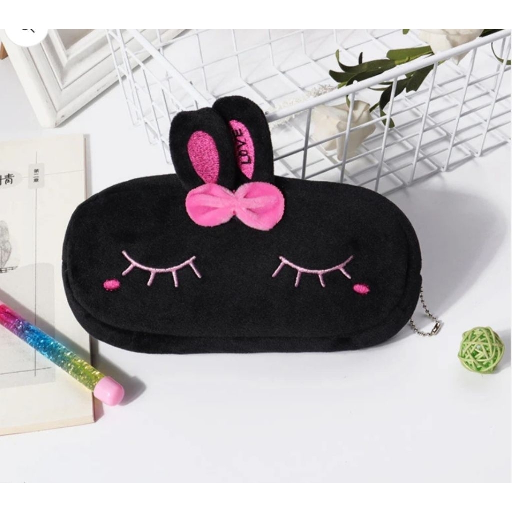 

Dompet Boneka Tempat Pensil Bulu Motif Hewan