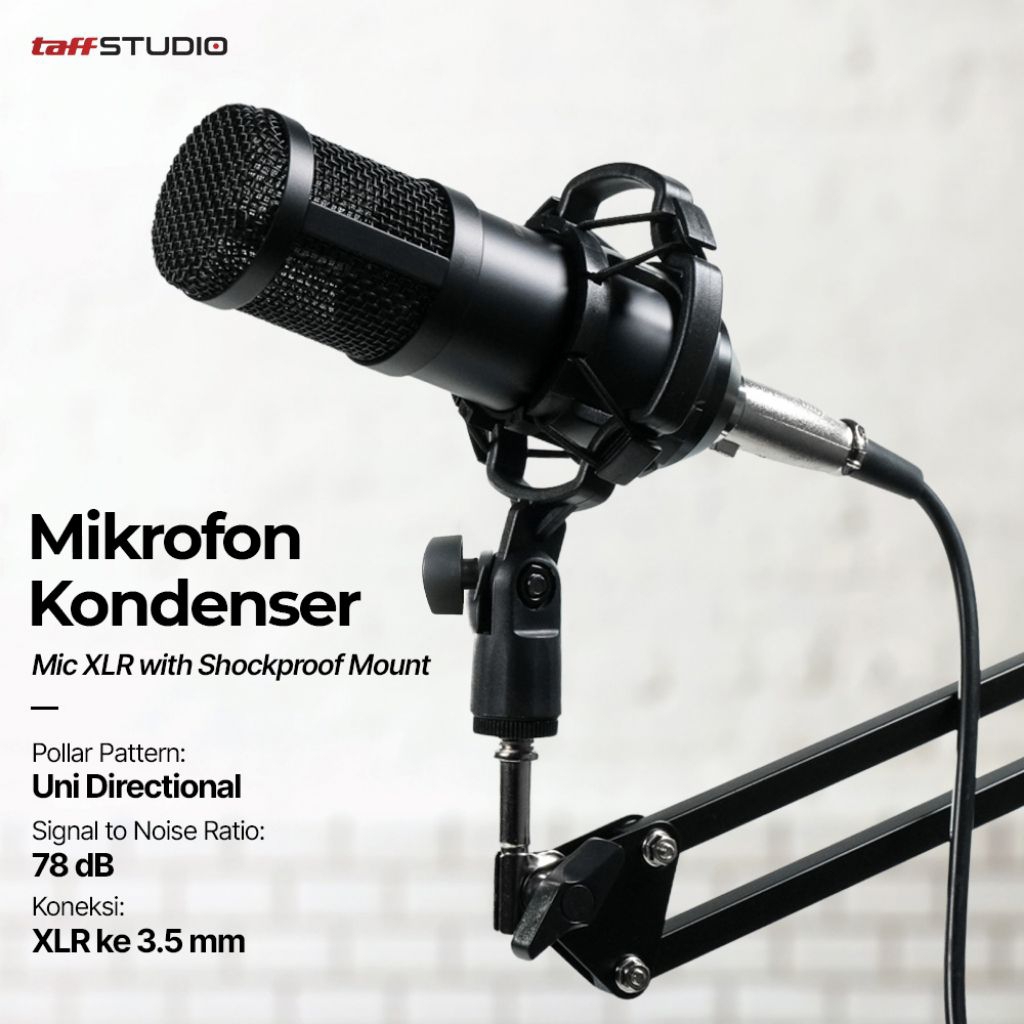 Microphone konserder XLR condenser microphone with holder