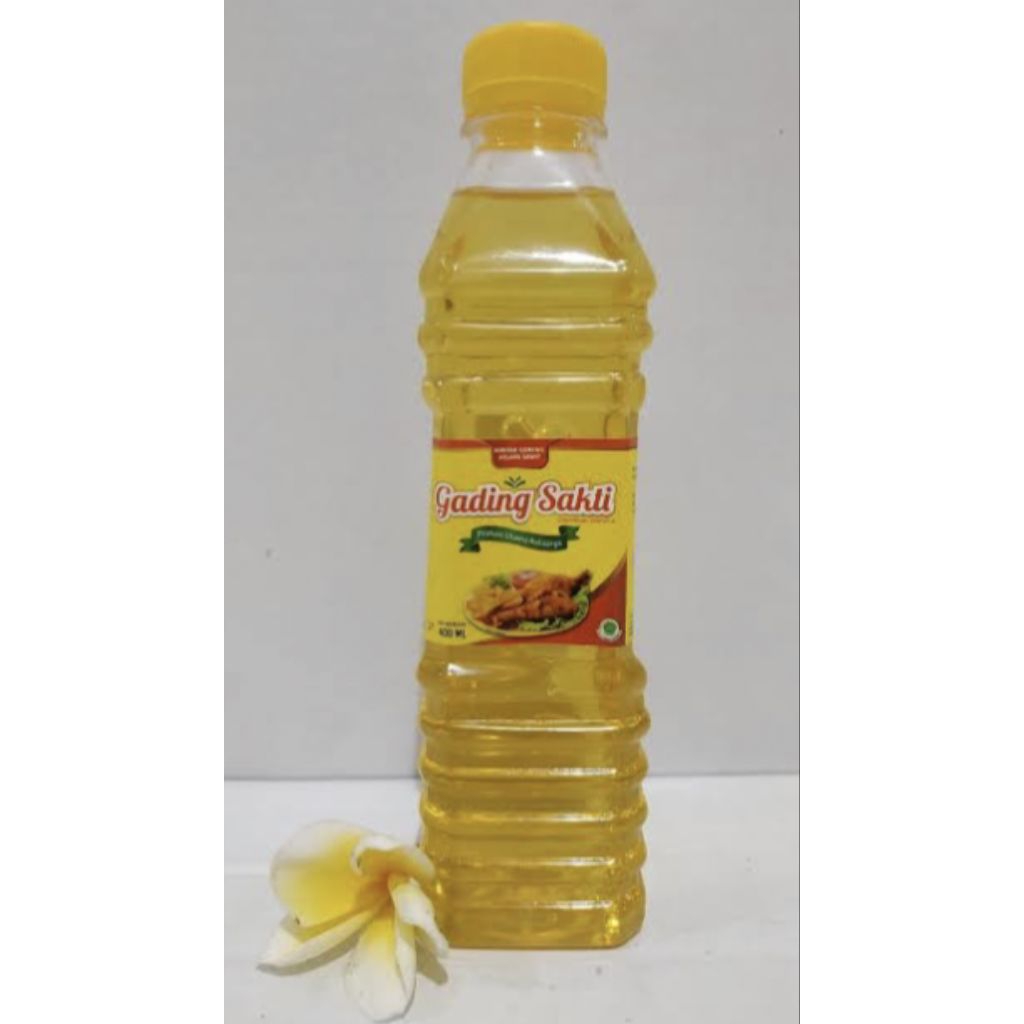 

2 Botol minyak goreng gading sakti 400 ml