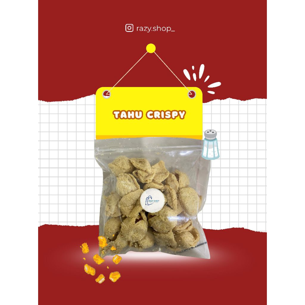 

[READY STOCK] keripik tahu bulat