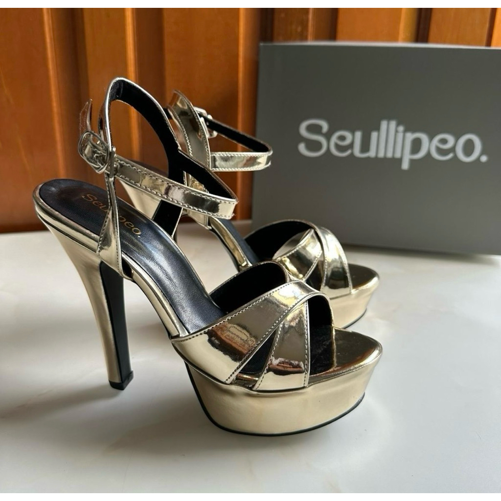 high heels 13cm tali silang glossy premium