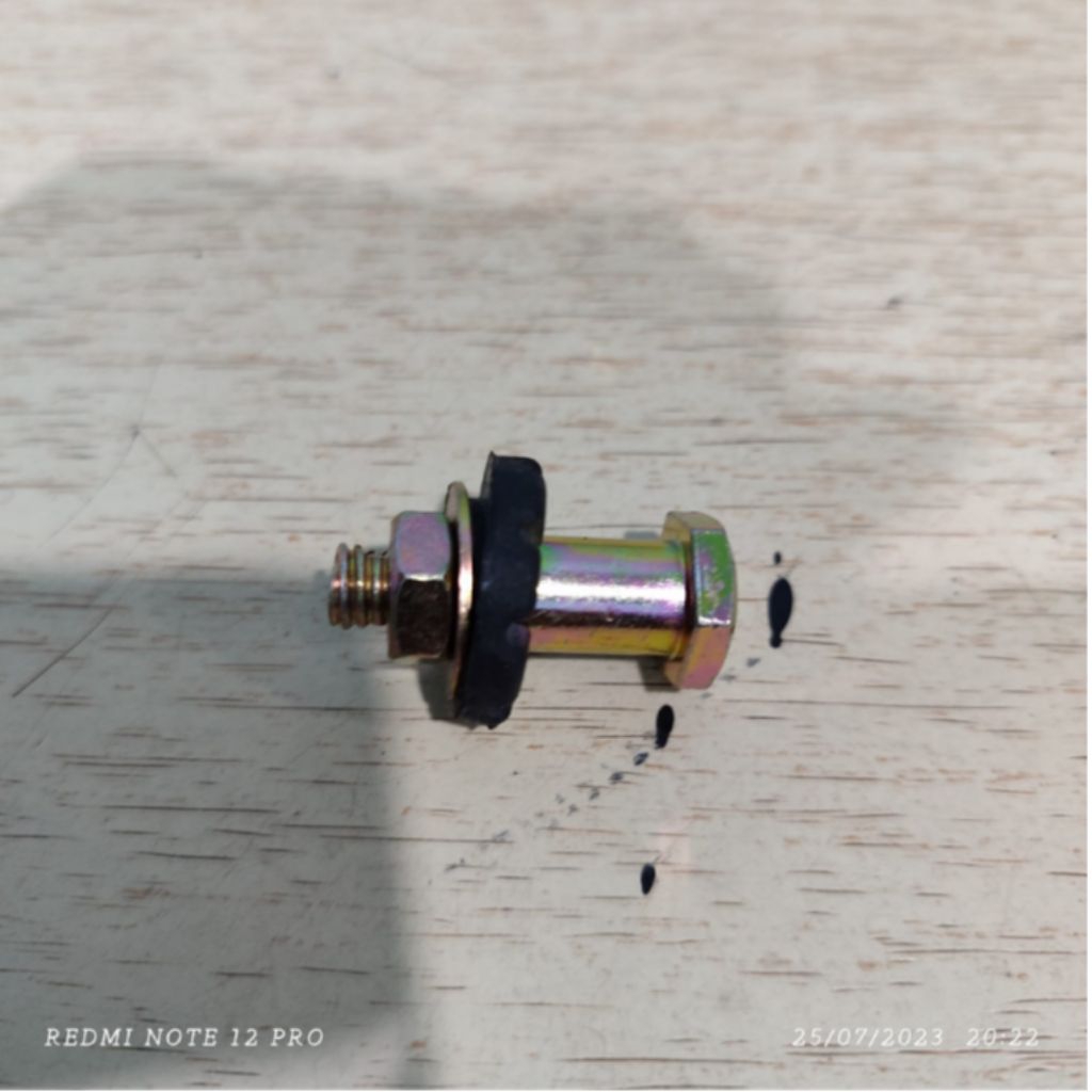 Baut Penel Rem Panel Rem Honda Set/Baut Penahan Tromol Belakang Grand/prima, Supra, +Karet+mur