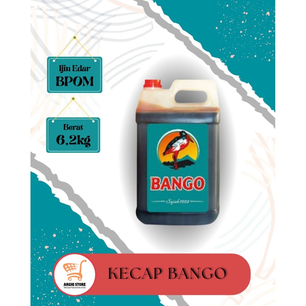 

Kecap Bango 6,2 kg || Kecap Manis Jerigen