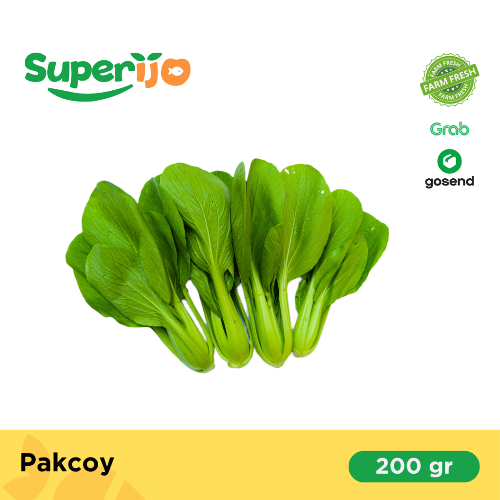 

SUPERIJO POKCOY Sayur Fresh dan Premium / pokcoy 200 gr