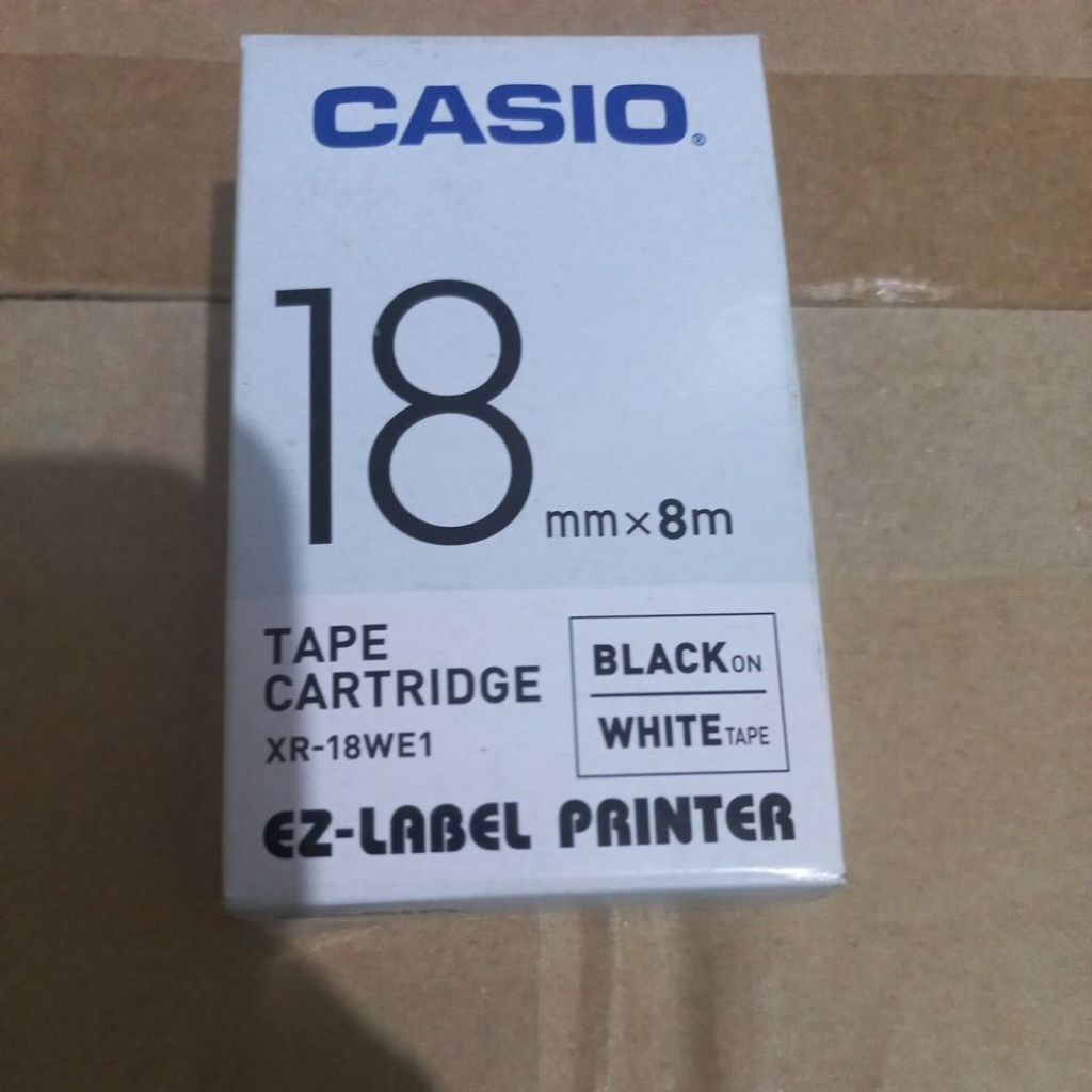 

EZ Label Tape Casio 18 mm x 8 m XR-18WE1