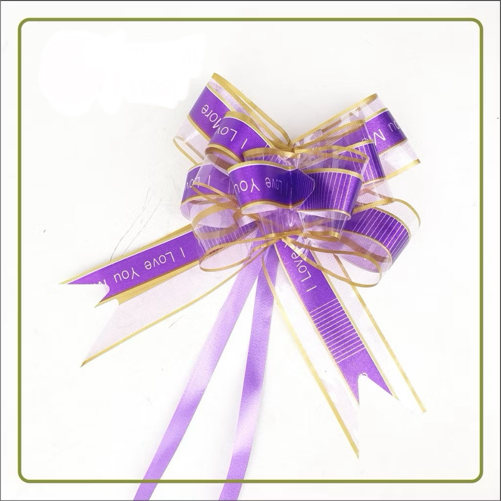 

Pita Tarik 50 mm 2 PT Kombinasi ILY Pita serut Hiasan Parcel Kado Souvenir 5cmx85cm