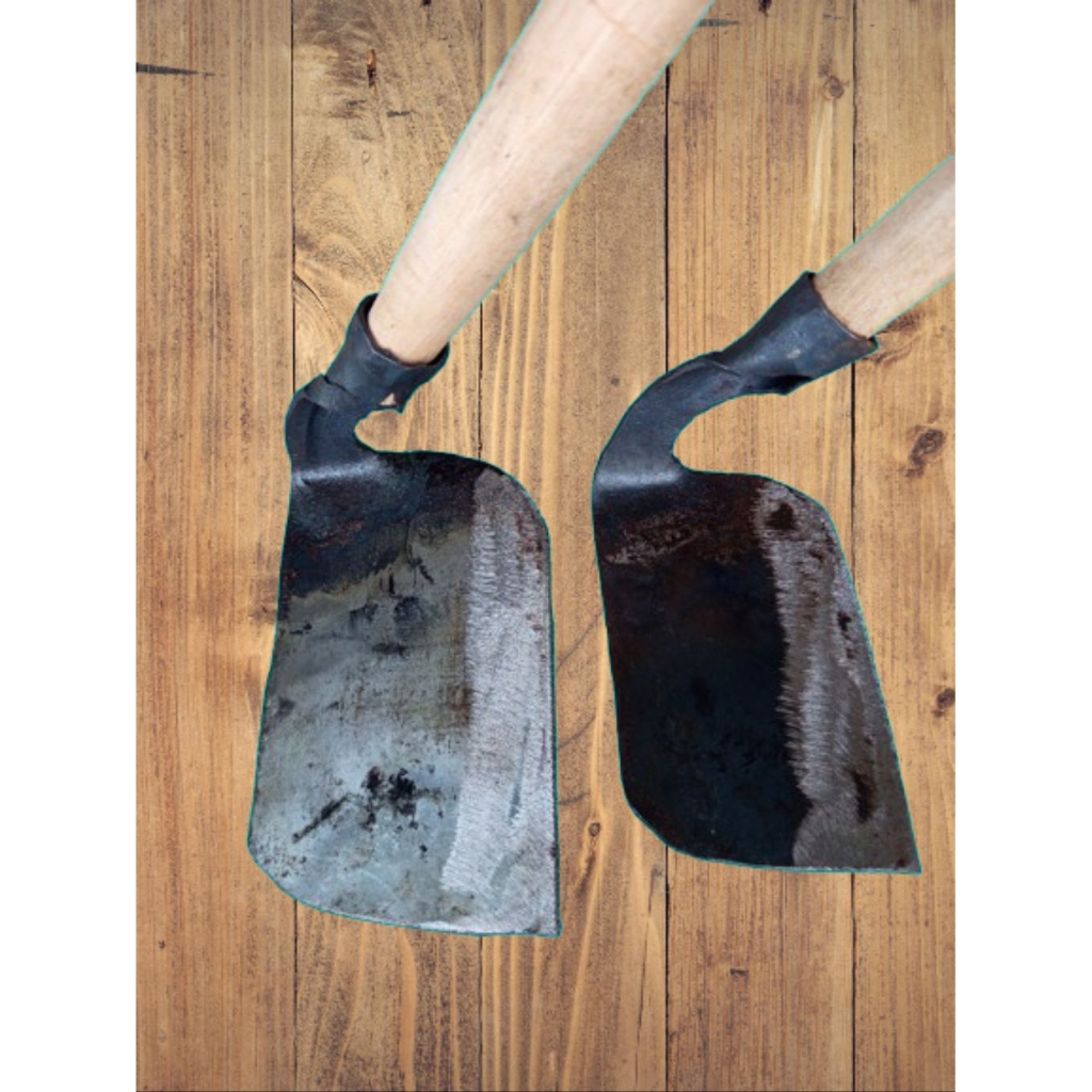 cod cangkul miring cungkir rumput plat baja