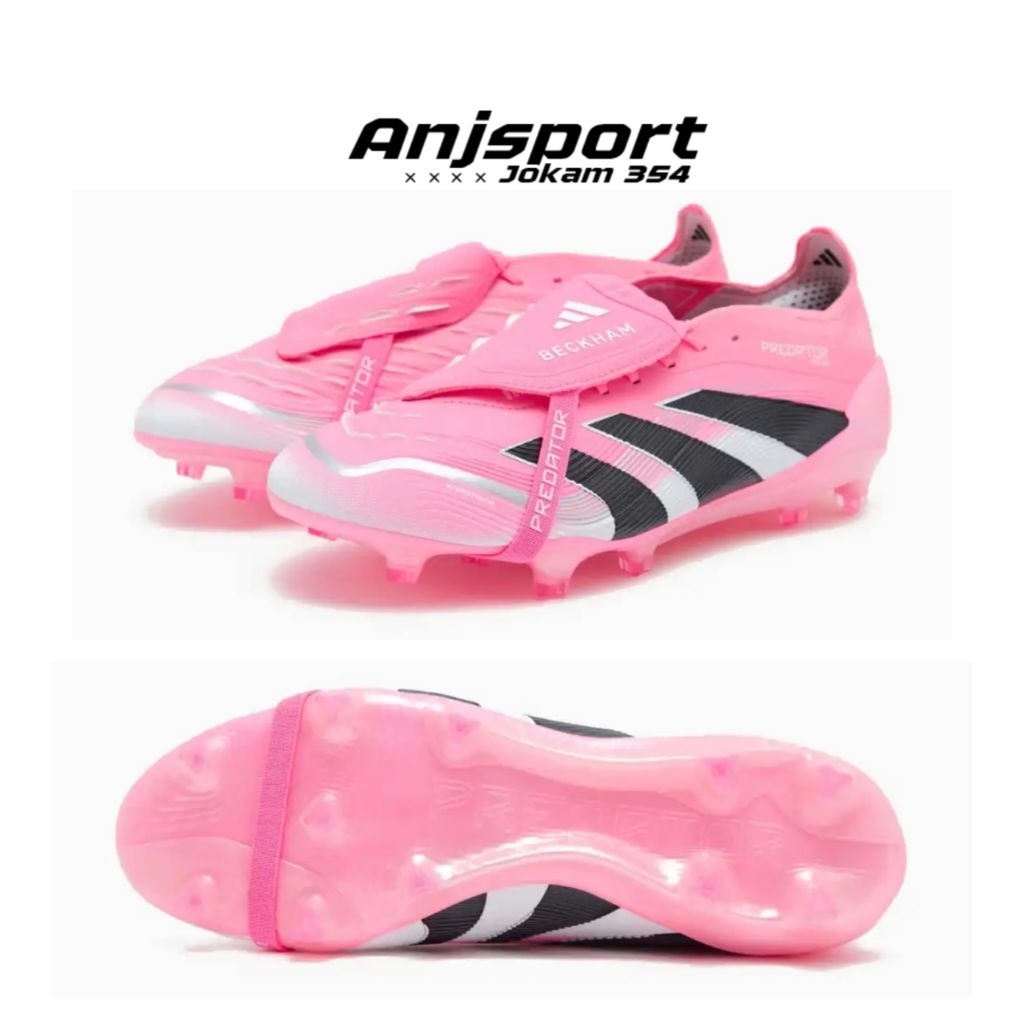 SEPATU BOLA ADIDAS PREDATOR ELITE FT FG PINK BECKHAM ORIGINAL