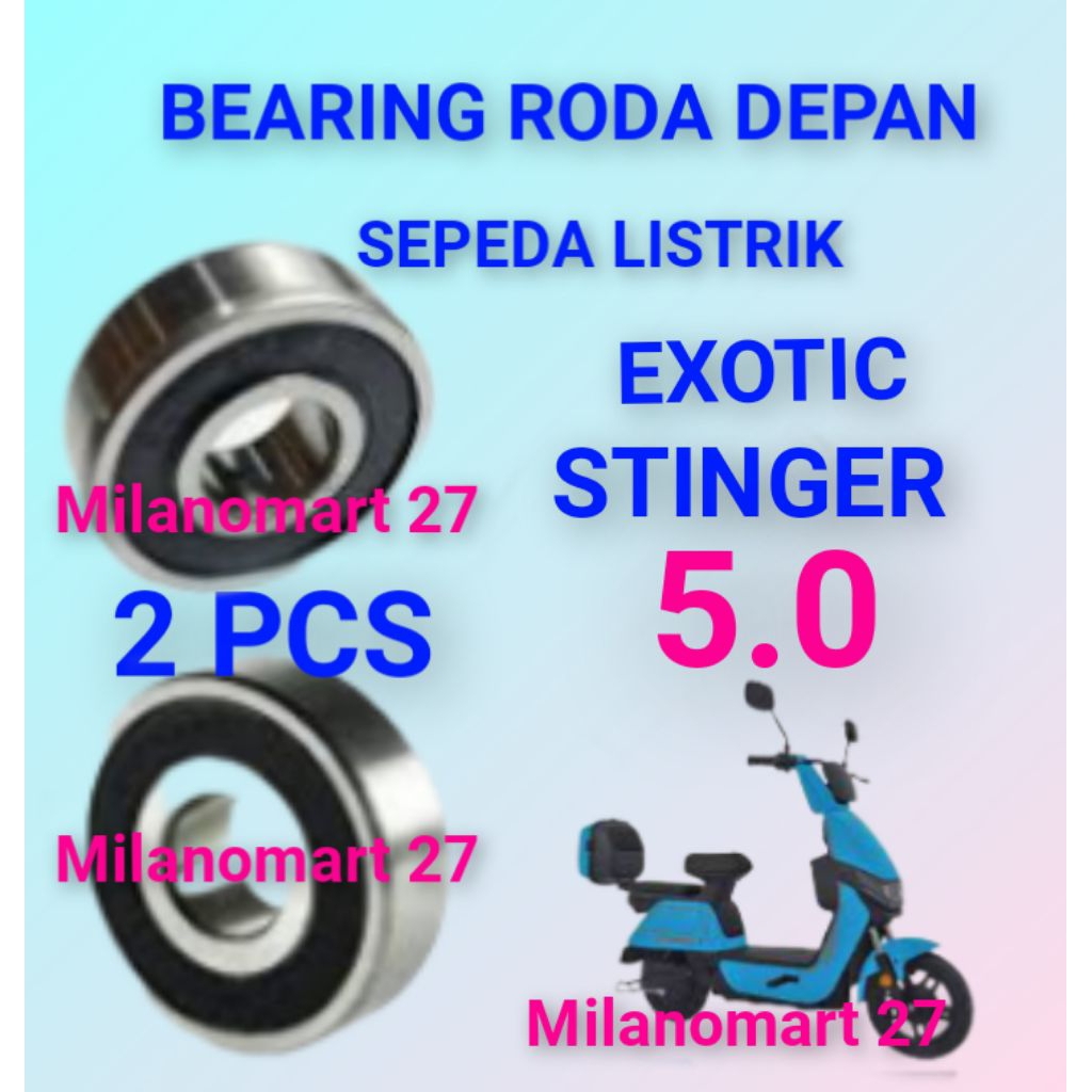 bearing pacific Stinger 5.0 laker laher roda depan sepeda listrik pacific Stinger 5.0