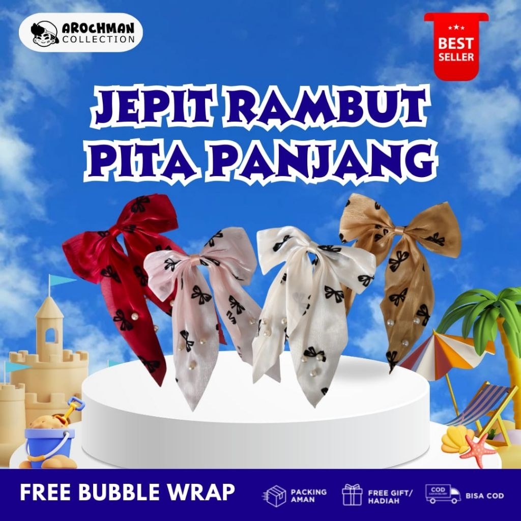 Ikat rambut pita panjang