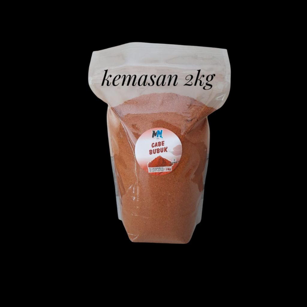 

{ 2 kg } Cabe Bubuk / Chilli Powder 1kg Murni SHU Extra Pedas