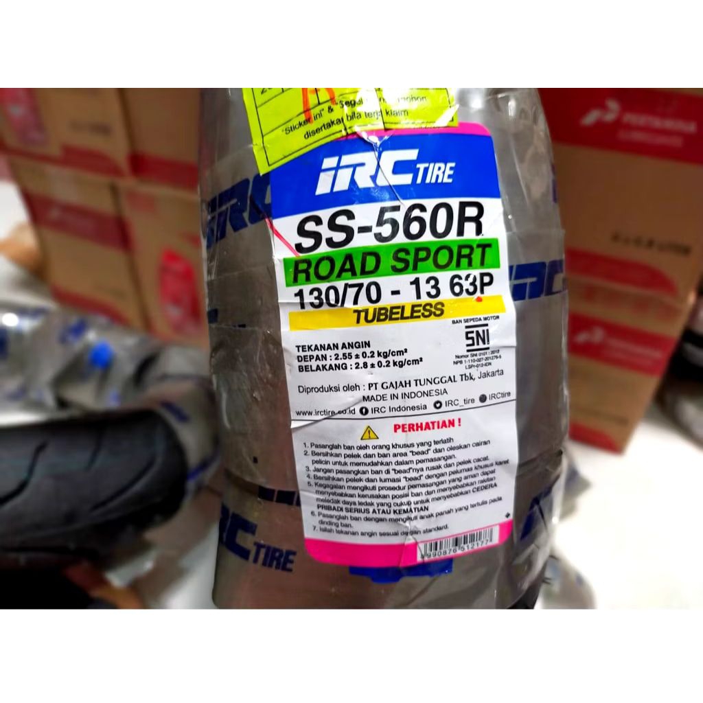 ban belakang motor Nmax irc UK 130/70-13 tubles ukir free pentil tubles