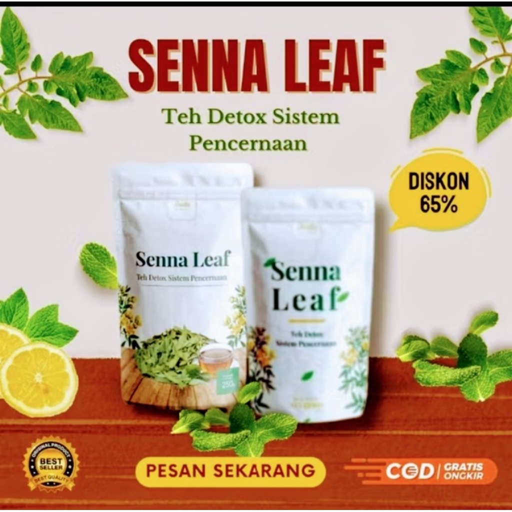 

Teh Senna Leaf 125gr - Detox Usus Kotor Teh Diet Senna Membersihkan Sistem Pencernaan