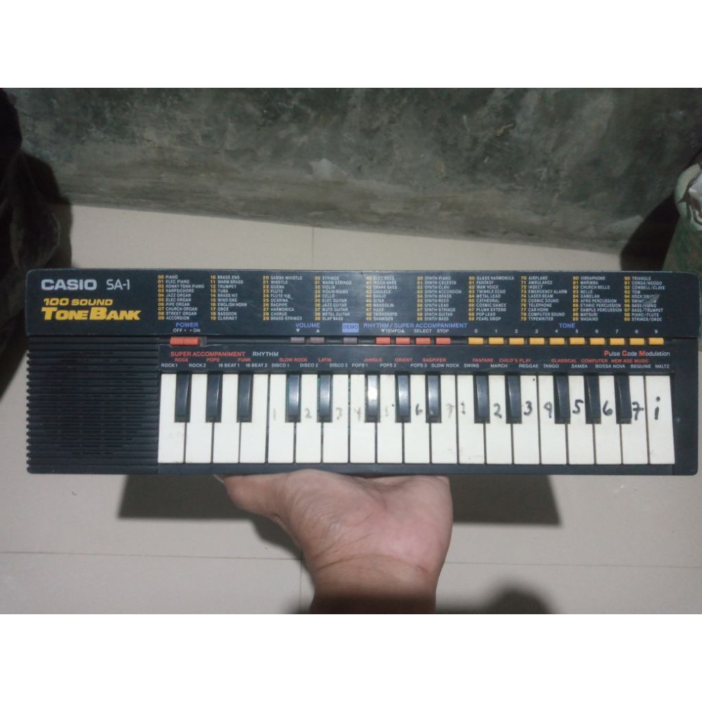 PIANO CASIO SA 1 SIAP PAKAI
