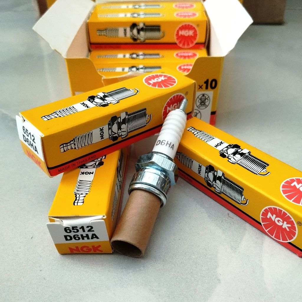 Busi D6HA NGK Motor Honda Astrea C90/C70 Motor Bebek Drat Besar - Busi Motor Honda (NGK)