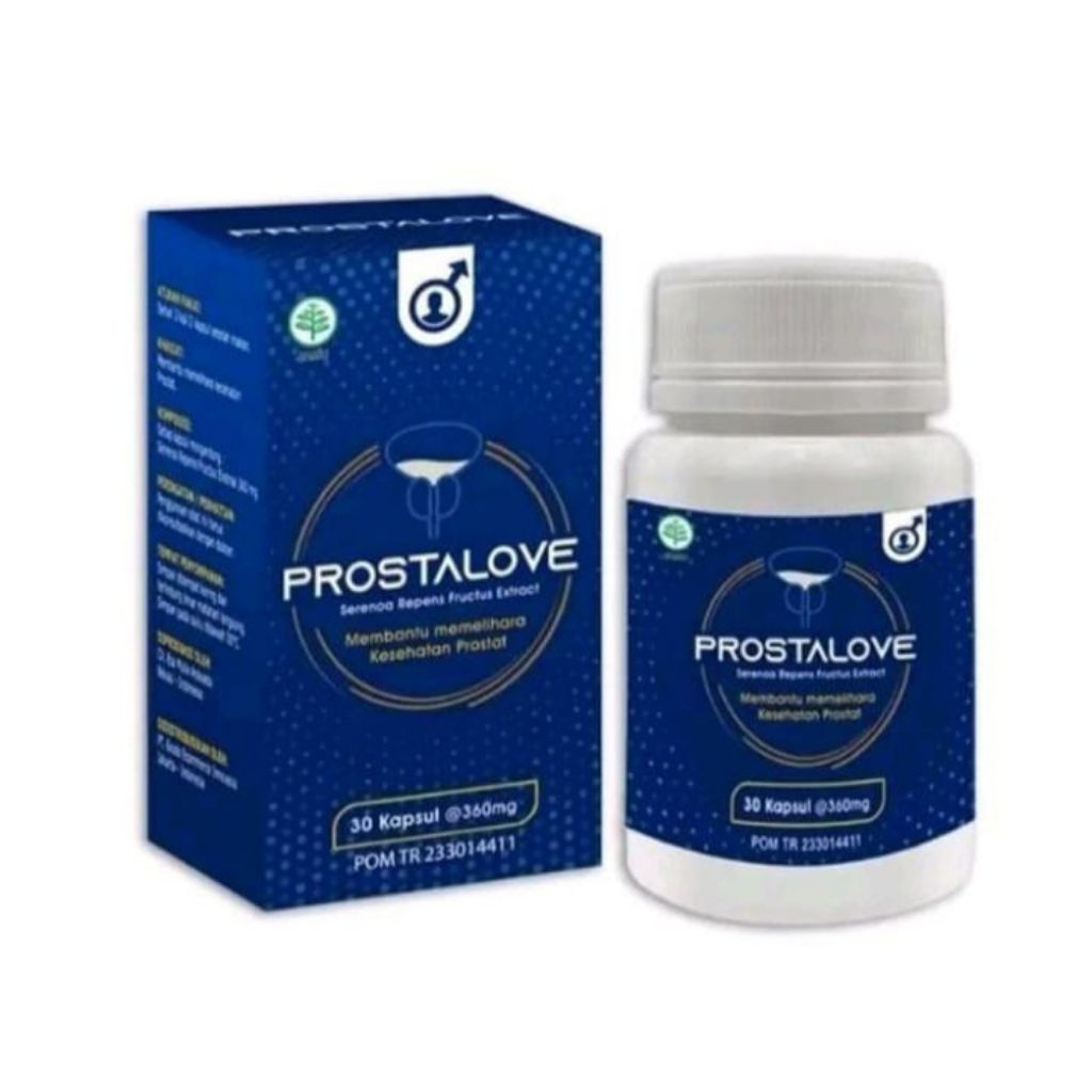 Prostalove Suplemen Herbal Kesehatan Prostat Pria – Ekstrak Saw Palmetto, Zinc & Lycopene – BPOM Res