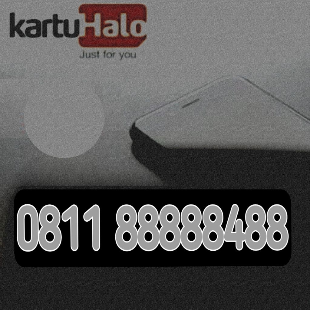 NOMOR CANTIK TELKOSEL KARTU HALO HOKI 8888888  0811 88888488