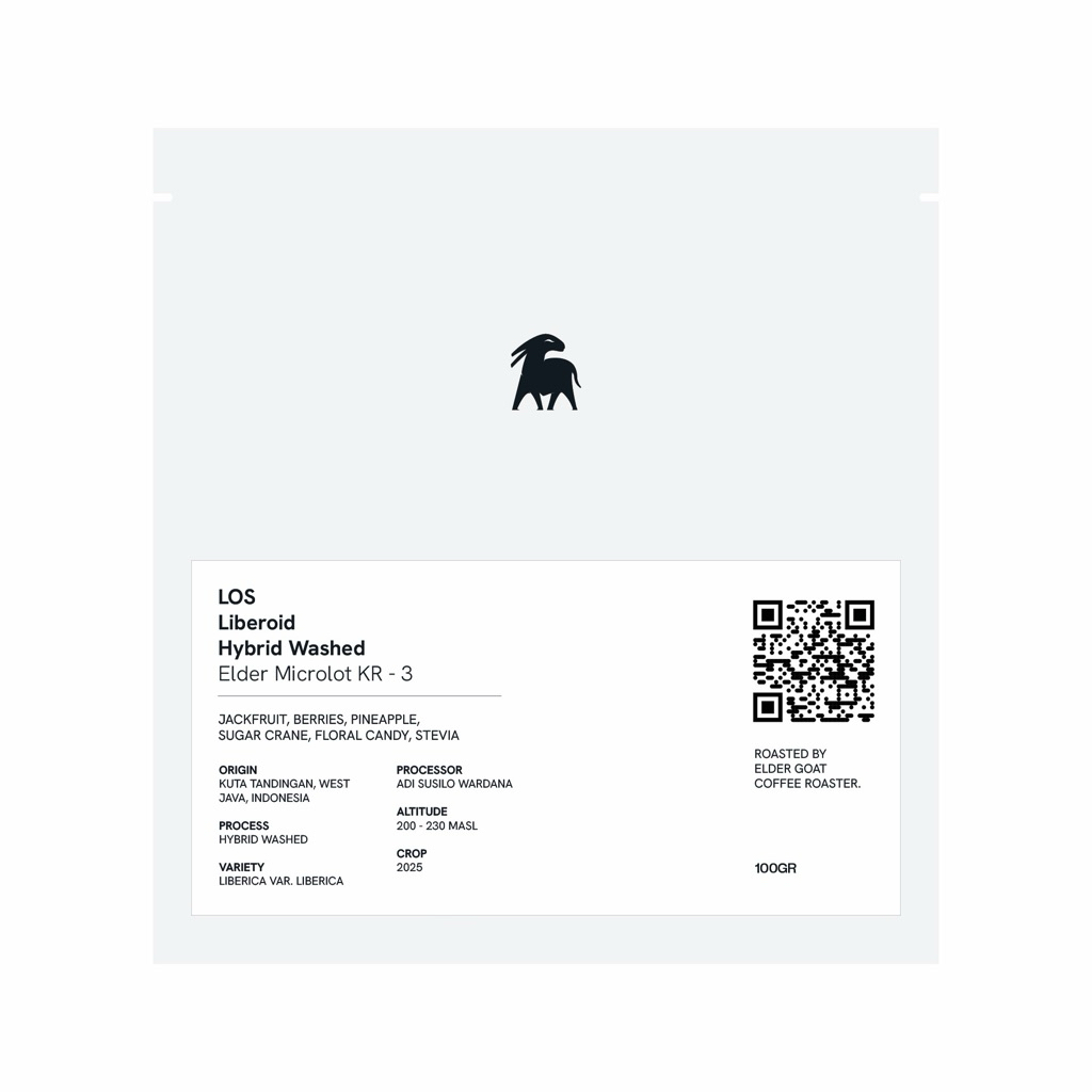 

Roasted Beans Liberoid LOS Series Hybrid Washed Elder Microlot KR-3