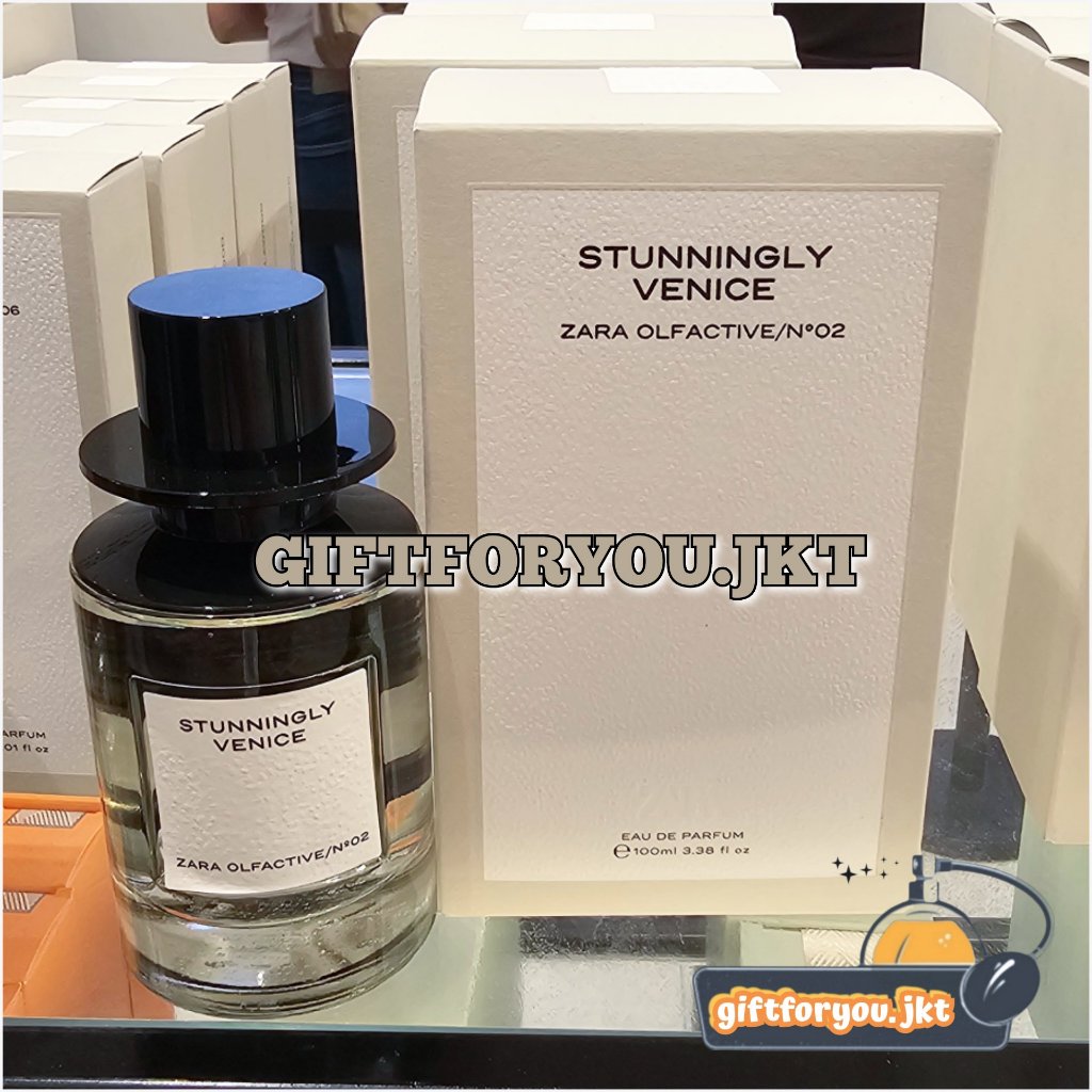 Parfum Zara Stunningly Venice 100 ml EDP Original Zara x Jo Malone Olfactive No 02 Eau De Perfume Wa