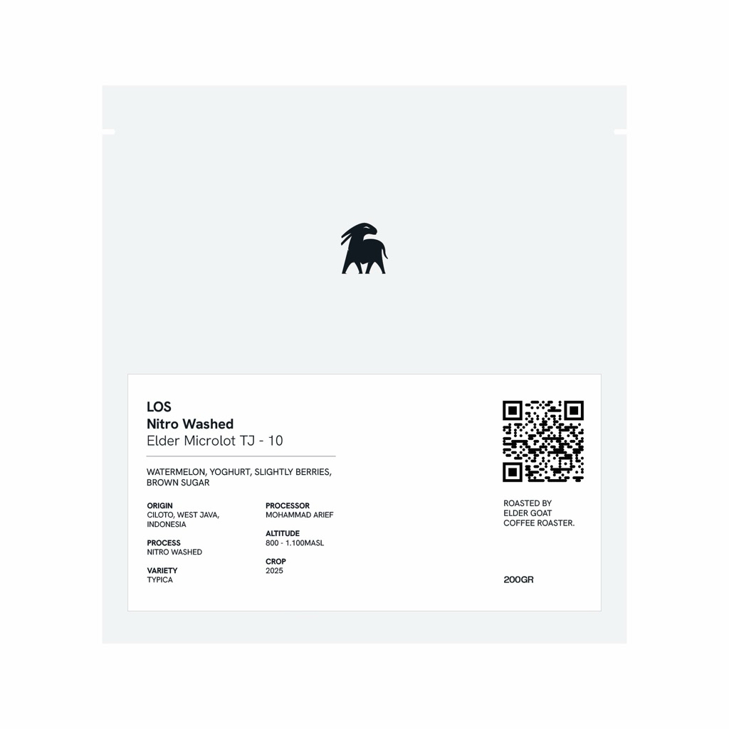 

Roasted Beans Arabica LOS Series Nitro Washed Elder Microlot TJ-10