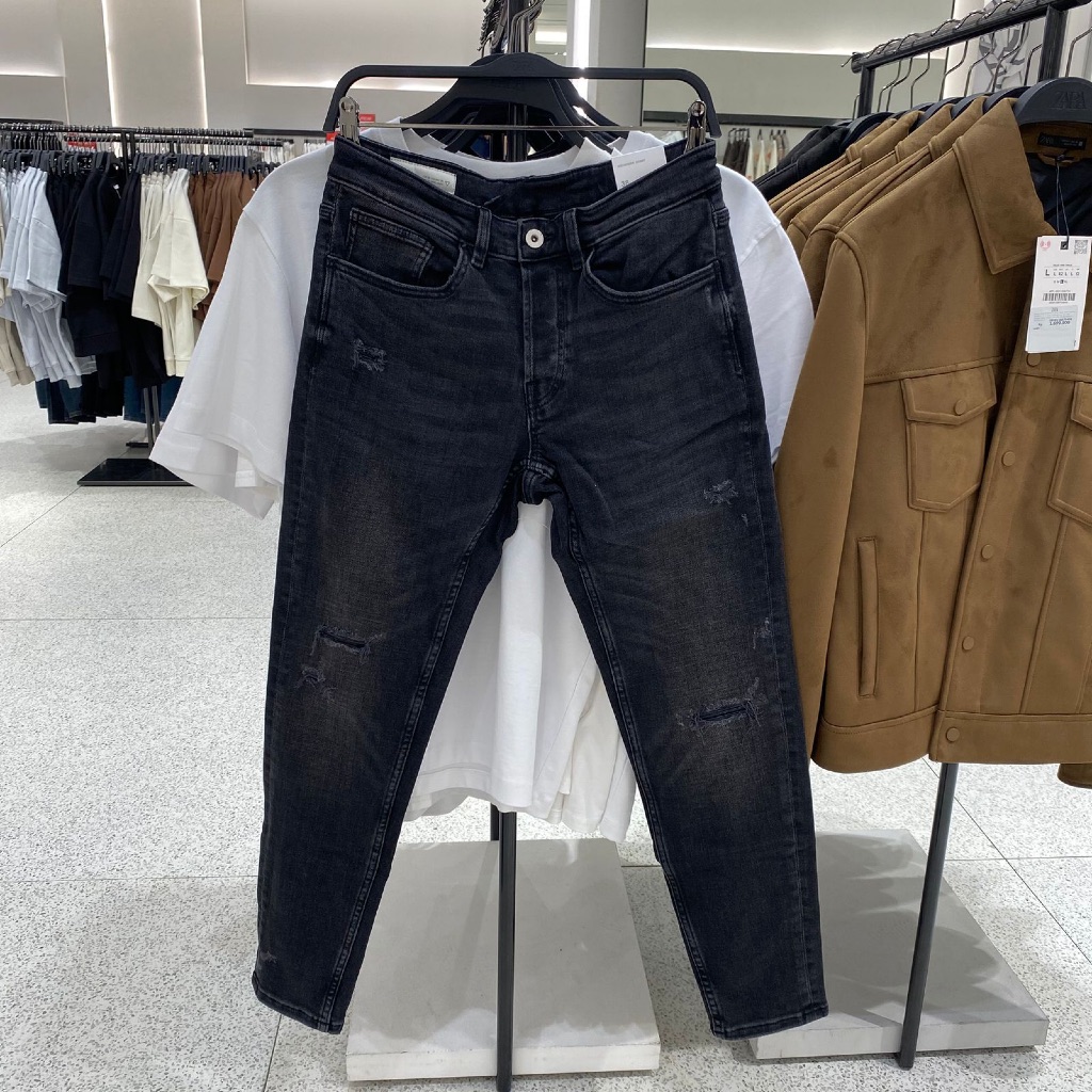 Jastipp. Skinny Fit Ripped Jeans Zara (Man)