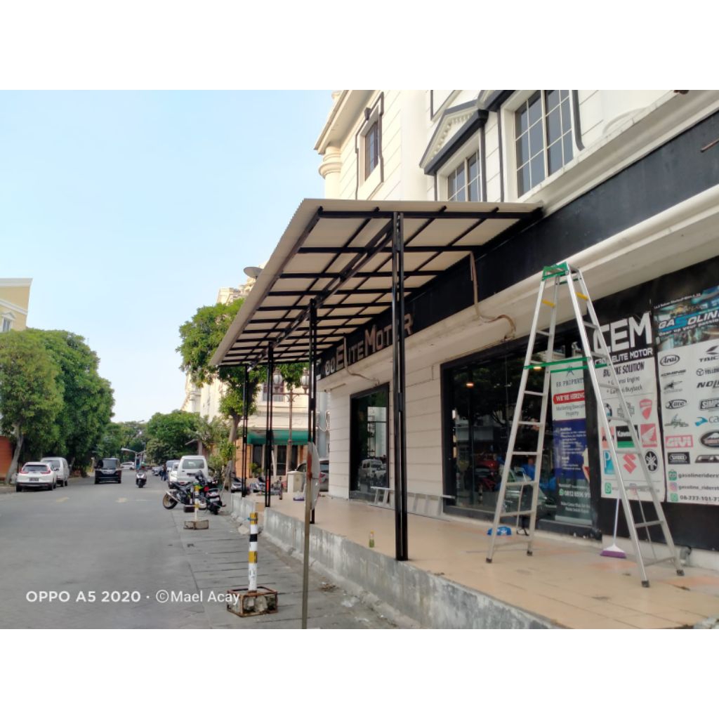 kanopi Alderon singel layer bekasi