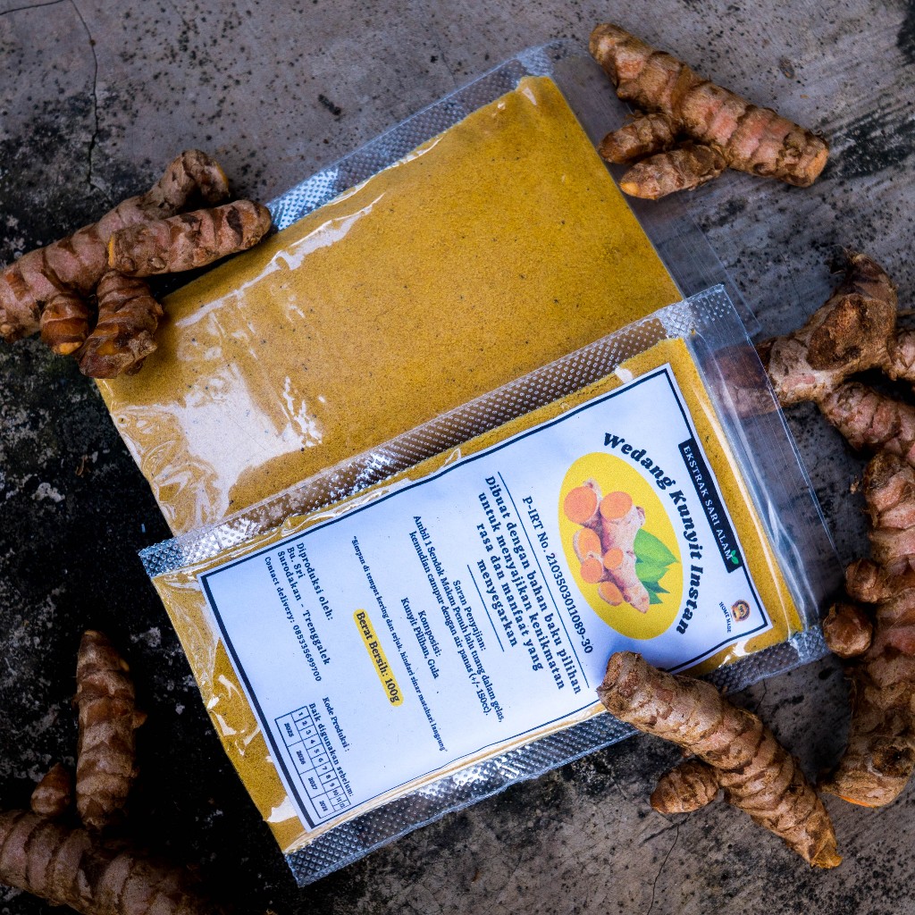 

Minuman Tradisional Ekstrak Sari Alam Wedang Kunyit Instan