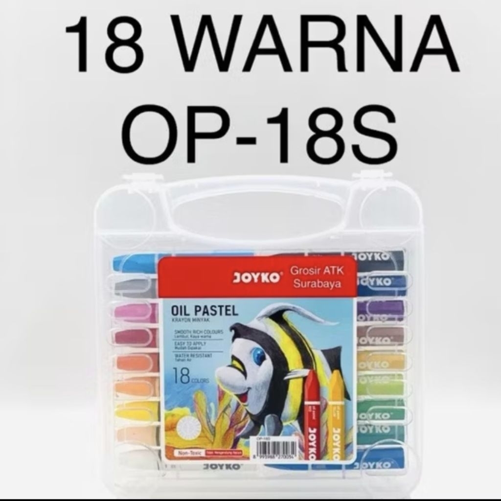 

CRAYON JOYKO (ORIGINAL) 18 WARNA TERMURAH