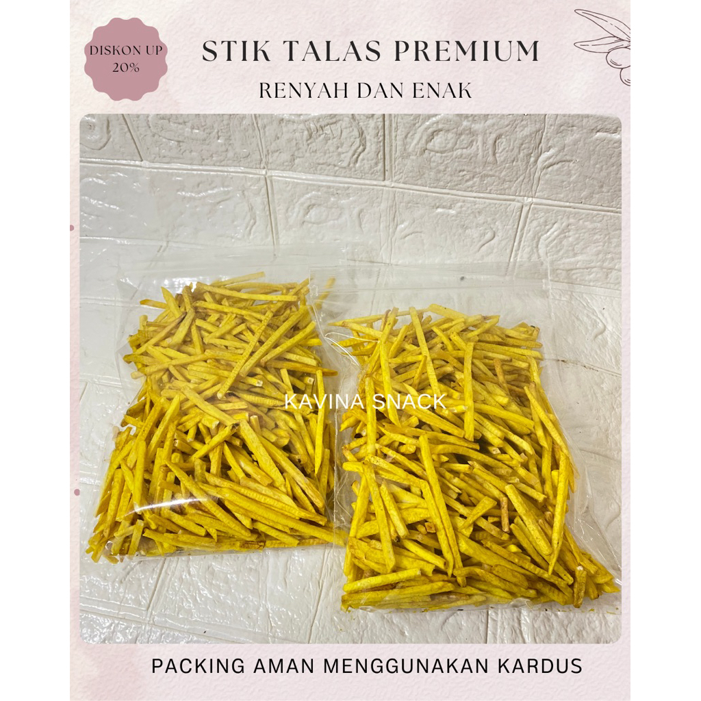 

Stik talas premium 500g (2bungkus) free kardus