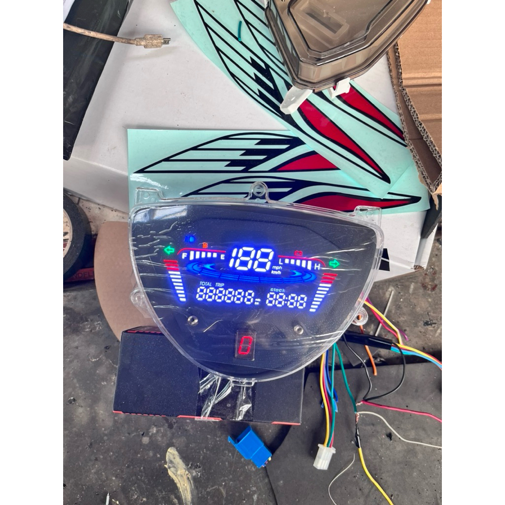 SPEEDOMETER VESPA EXCEL speedo excel spidometer vespa excel"Speedometer Digital Custom Vespa Excel –