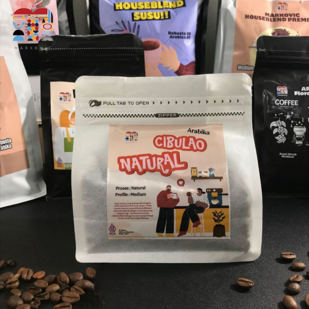 

Roasted Bean Biji Kopi Arabica Cibulao Natural