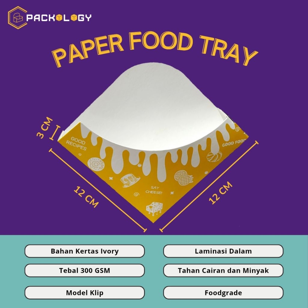 TRAY CHEESE COIN UKURAN 12 X 12 X 3 CM MOTIF WARNA KUNING