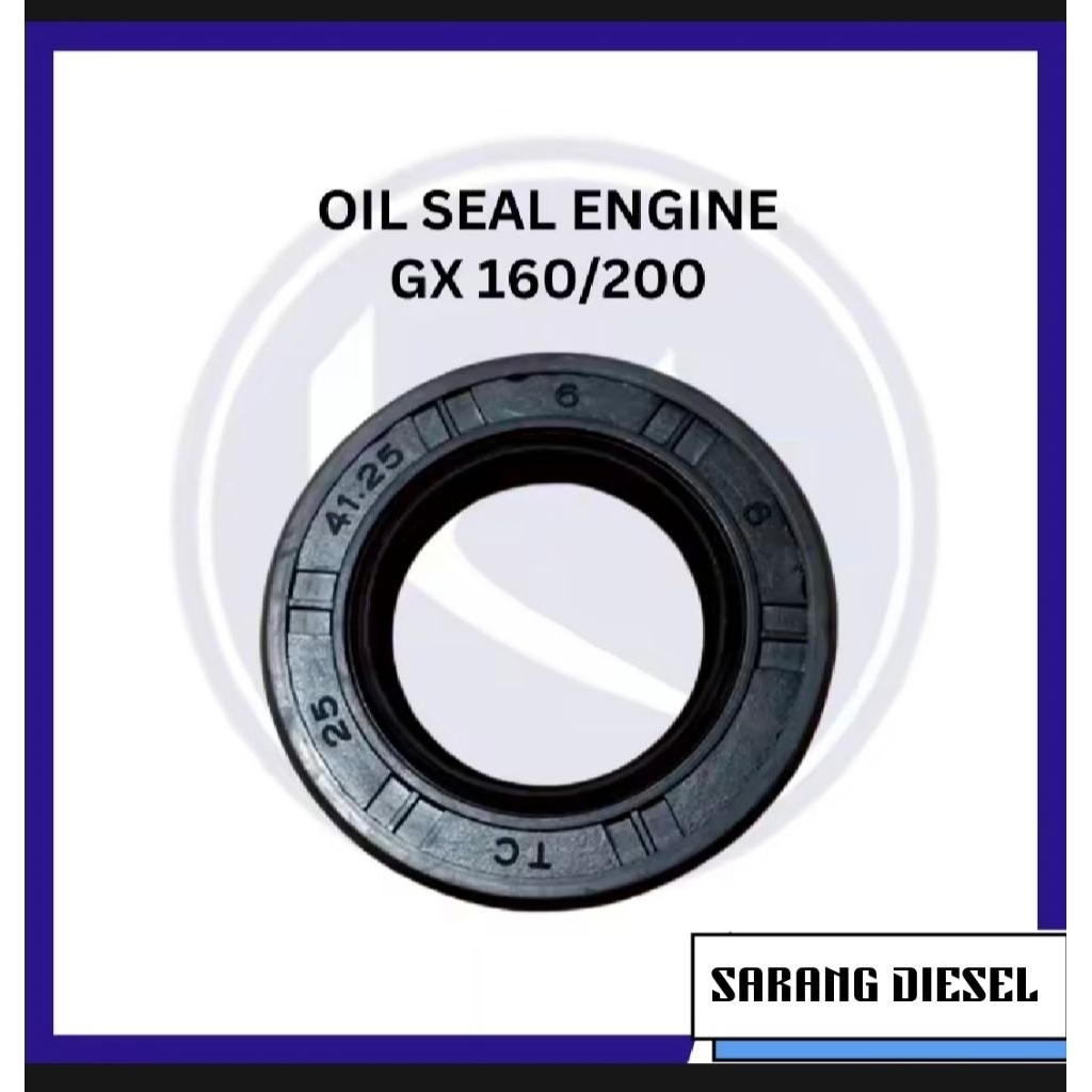GX 160 OIL SEAL CRANKSHAFT SEAL AS KRUK MESIN ( 5.5 HP )
