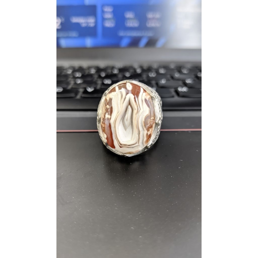 batu akik brojoguno motif tundung bawuk