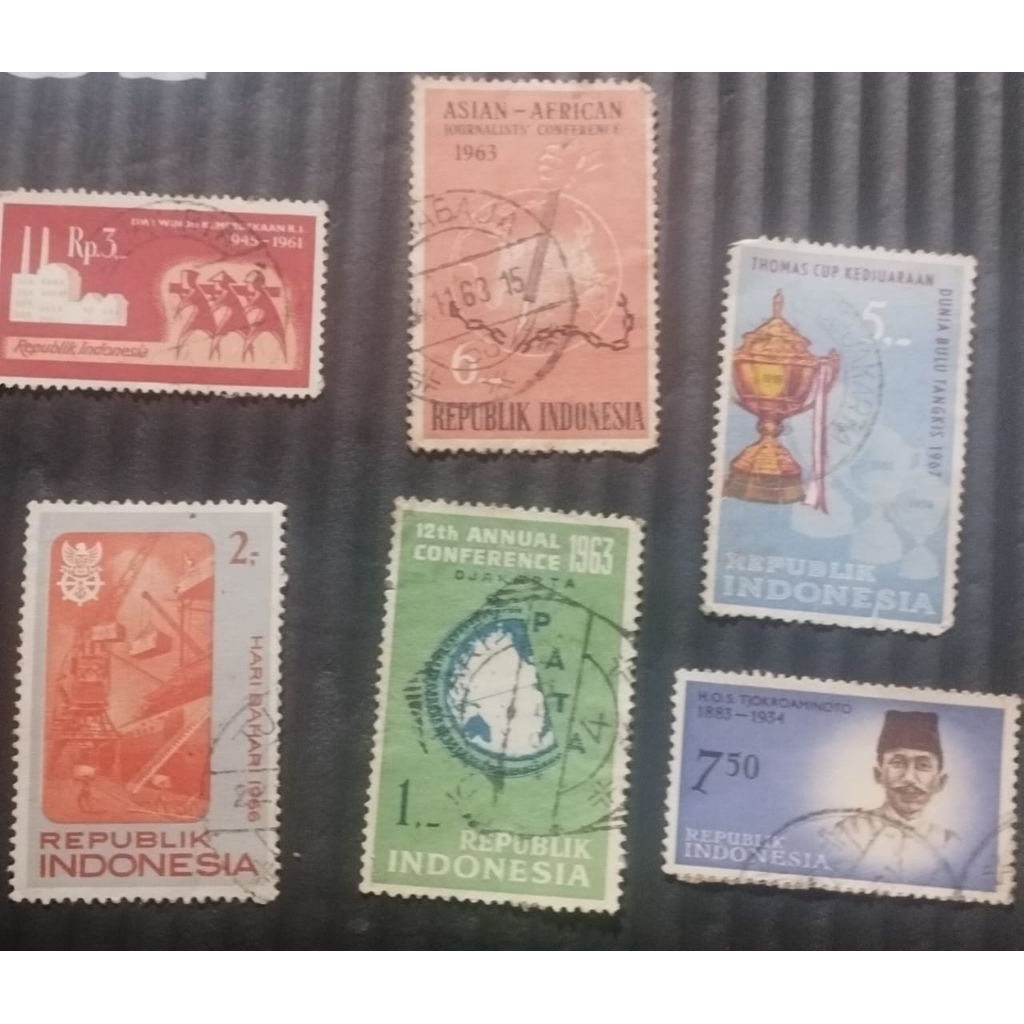 

Prangko lama campur 6 Pcs