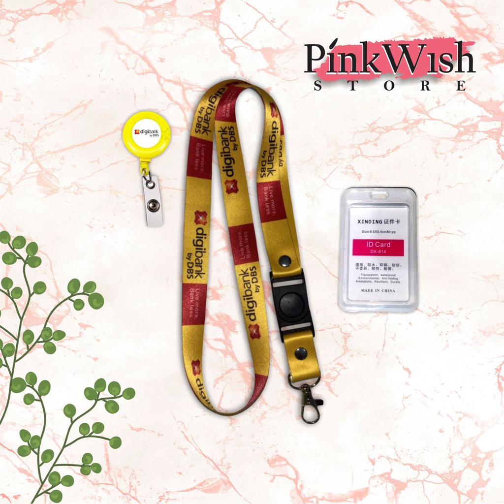 

Lanyard DIGIBANK BY DBS / Tali idcard DIGIBANK BY DBS [Ready stock] Termurah