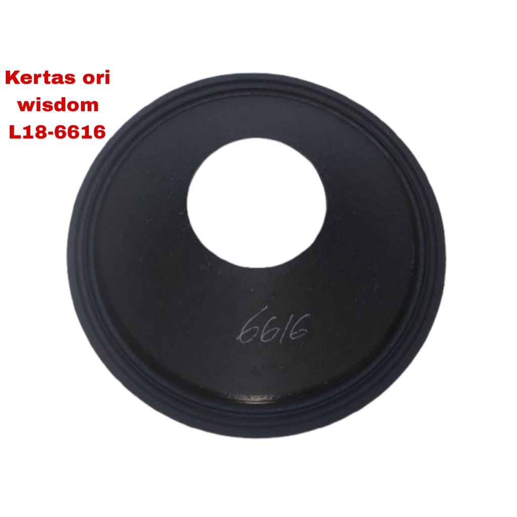 Kertas Daun Speaker 18in Khusus Tipe Wisdom 6616 Original Part